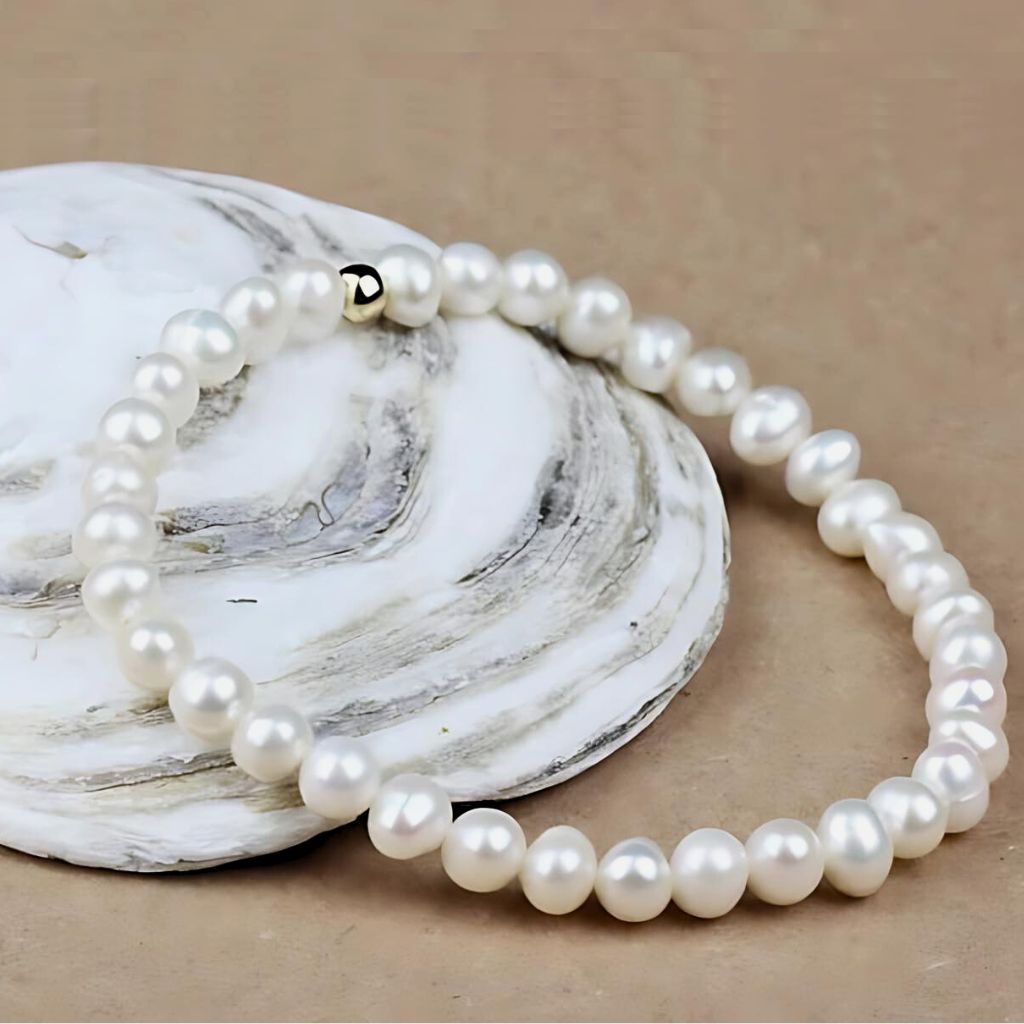 Special Occasion Natural Shining Fresh Round Pearl Moti Mala Traditional Look Pearl Mala Lab Certified Pearl Nacklace For Women