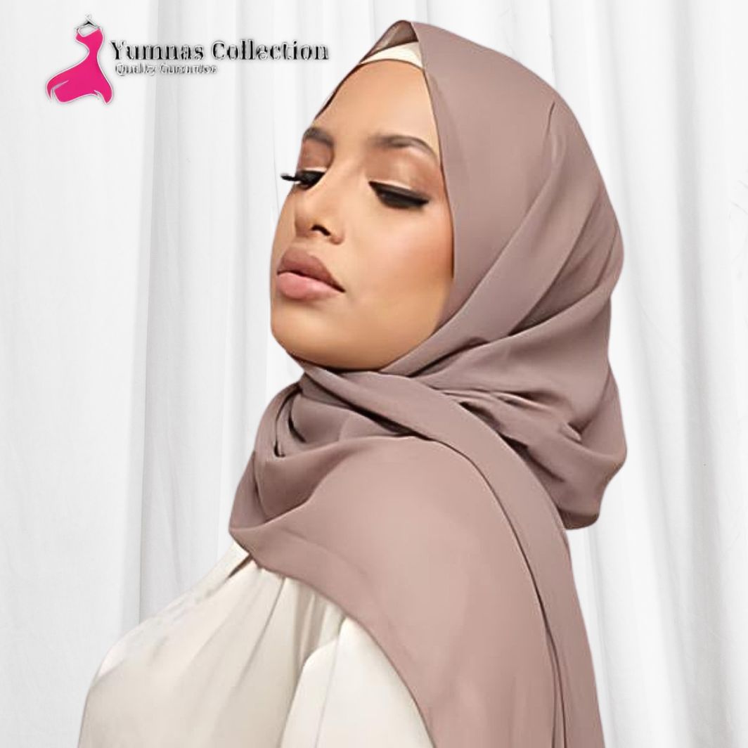 Rose Taupe Premium Chiffon Hijab