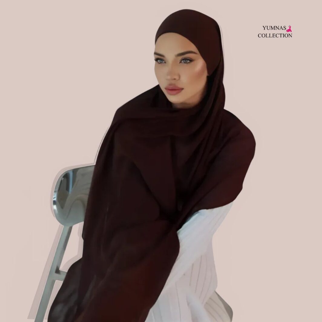 Elegant Pure Chiffon Hijab – Lightweight & Breathable for Women and Girls