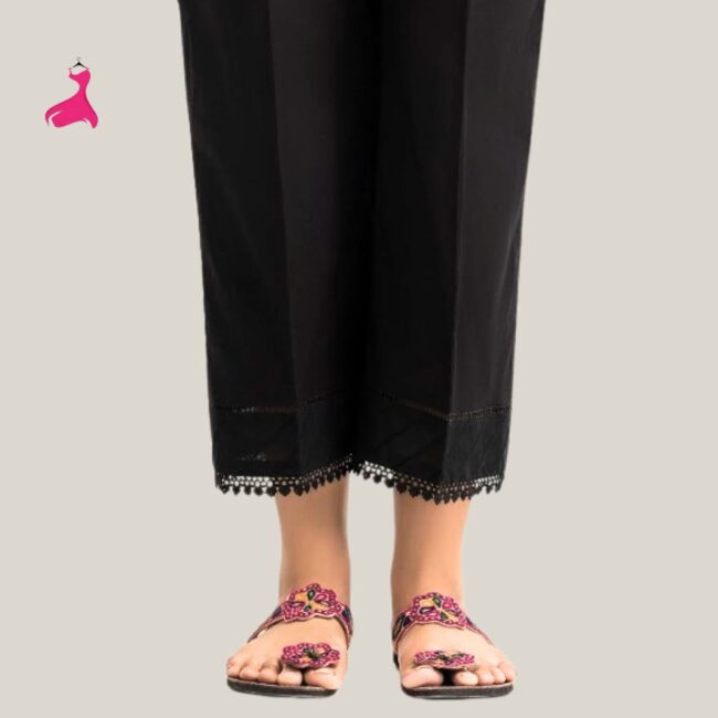 Elegant Black Trouser for Girls & Women - Stylish Bottoms for All Occasions