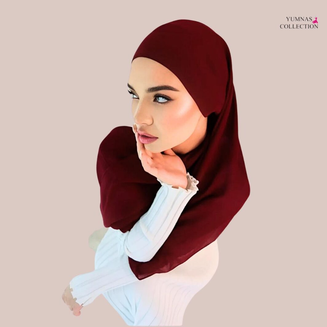 Elegant Pure Chiffon fassi Hijab for Women and Girls – Soft, Lightweight, Breathable, Stain free & Wrinkle free