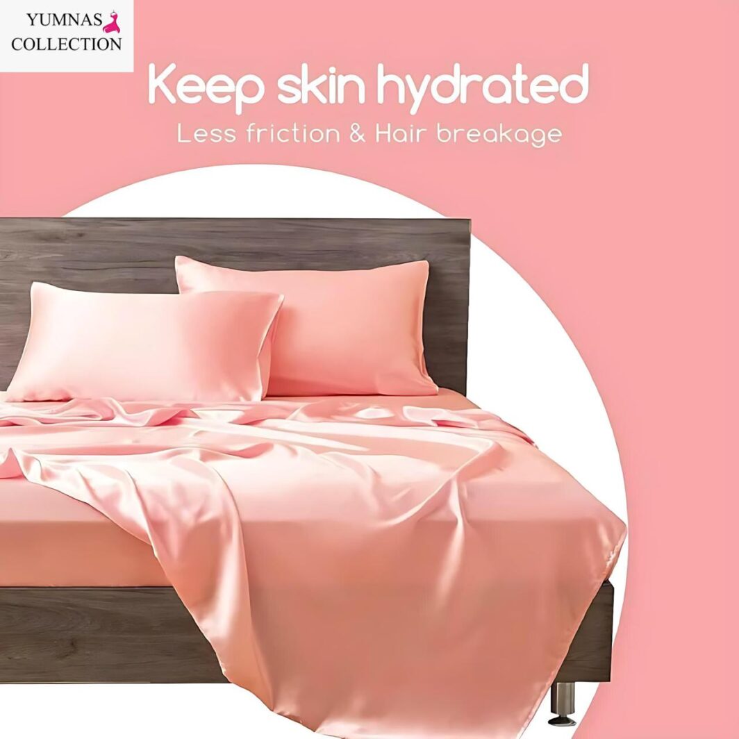 Luxurious Silk Pillowcases and Satin Bed Sheets for Hydrated Skin & Smooth Hair