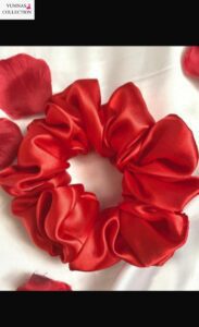 Upgrade your hair game with Yumna’s Collection luxury red satin scrunchies. These high-quality silk hair ties provide a gentle, secure hold, preventing hair breakage and reducing frizz. Perfect for all hair types, our scrunchies add a touch of elegance to any look, whether casual or formal. Shop now for a beautiful blend of style and care. Benefits: Gentle on Hair: Soft satin material minimizes friction, preventing hair breakage and reducing frizz. Elegant Style: Luxurious red satin finish adds a chic, stylish touch to your everyday or special occasion looks. Versatile Use: Suitable for all hair types, these scrunchies are ideal for holding up buns, ponytails, or just as a wrist accessory. Durable & Stretchy: Designed for long-lasting use with a comfortable elastic band that maintains a secure hold without pulling. Uses: Casual Wear: Perfect for everyday ponytails, buns, or braids. Workouts: Ideal for keeping your hair in place during workouts without causing damage. Special Occasions: Adds a luxurious finish to formal hairstyles, enhancing your overall look. Wrist Accessory: Can also be worn on the wrist as a fashionable accessory when not in use.