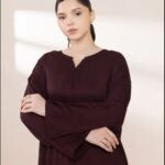 Elegant plain solid bright maroon Stitched Dresses for Women & Girls – 2PC Sets & Ready-to-Wear Styles