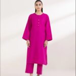 Elegant plain solid TRENDY PINK  Stitched Dresses for Women & Girls – 2PC Sets & Ready-to-Wear Styles (Copy)